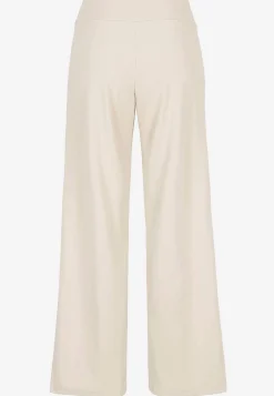 Lige Bukser|Loungebukser-Cellbes of Sweden Alsidige, brede jerseybukser Daria Lys beige