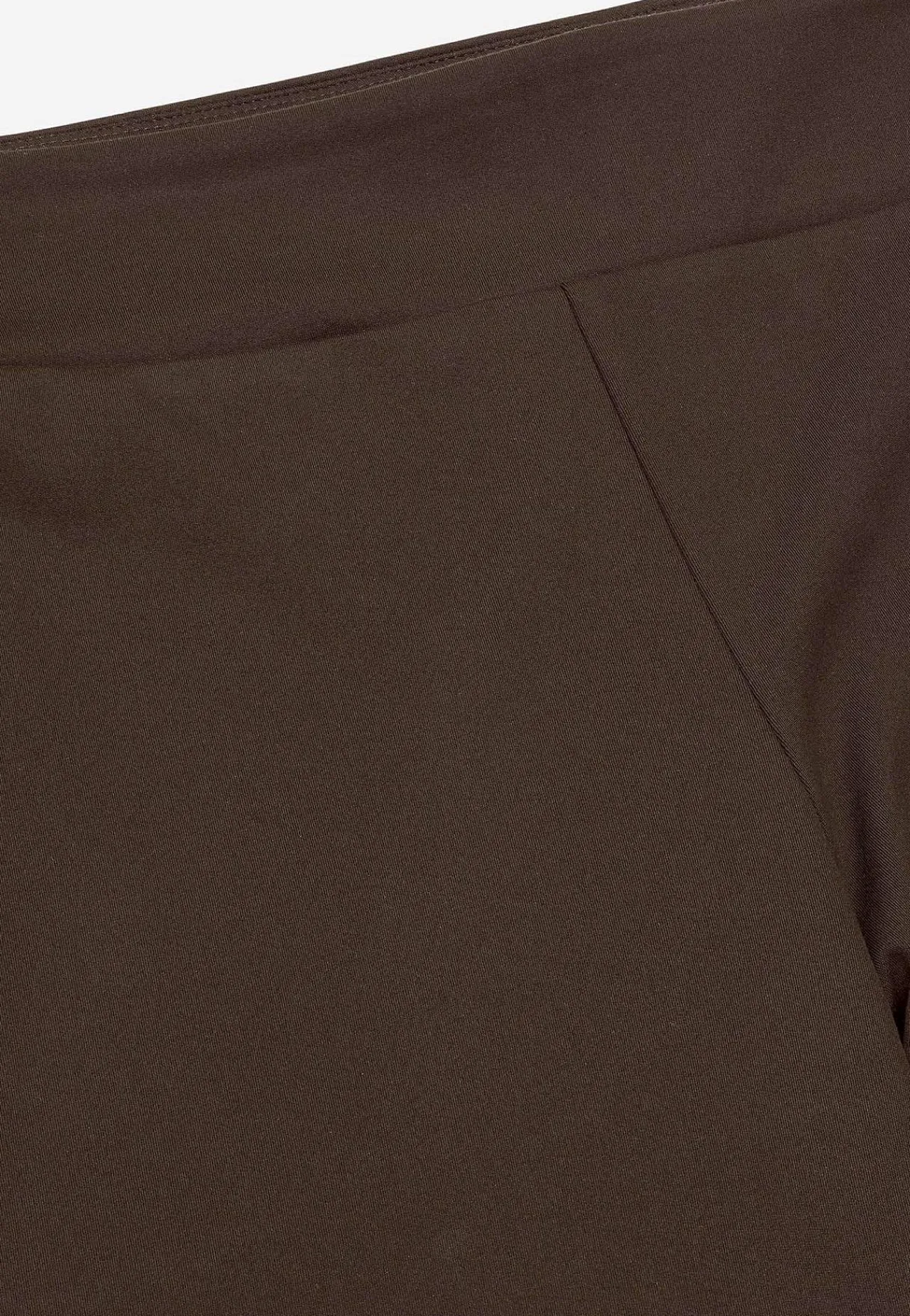 Loungebukser|Trikobukser- Alsidige jerseybukser med en bootcut Daria Mørkebrun