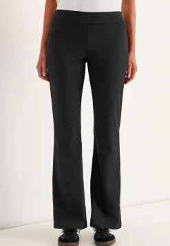 Loungebukser|Trikobukser-Cellbes of Sweden Alsidige jerseybukser med en bootcut Daria Sort