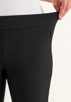 Loungebukser|Trikobukser-Cellbes of Sweden Alsidige jerseybukser med en bootcut Daria Sort