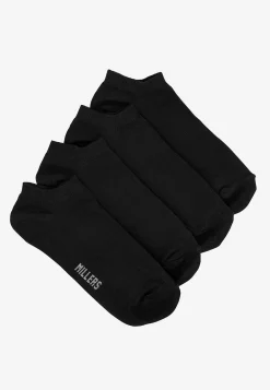 Strømper-Millers Ankelsok i bomuldsmiks 4-pack | Cellbes
