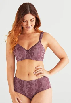 Undertøj|Bh-Swegmark Bh med bøjler Adorable shape Blommelilla