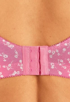 Undertøj|Bh-Cellbes of Sweden Bh uden bøjle Mørk rosa / Blomstret