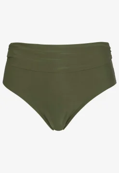Bikinier-Cellbes of Sweden Bikinitrusse med foldbar kant ved taljen Amalfi Kakigrøn