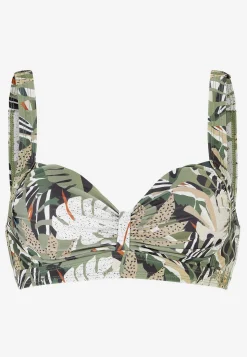Bikinier-Cellbes of Sweden Bøjleløs bikini-bh Brighton Kakigrøn / Mønstret