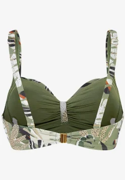 Bikinier-Cellbes of Sweden Bøjleløs bikini-bh Brighton Kakigrøn / Mønstret