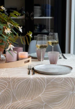 Duge-Fondaco Bladmønstret, stilren dug Beige / Mønstret