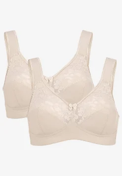 2-Pack|Undertøj-Cellbes of Sweden Blød bh uden bøjle Anna 2-pack Beige + Beige