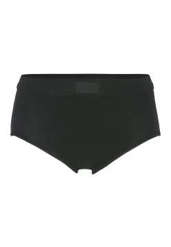 Undertøj|Flerpak Undertøj- Blød maxitrusse i bomuld Double comfort 2-pack Sort