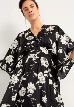 Festkjoler|Festkjoler- Blomstret maxi kjole | Cellbes
