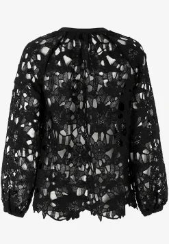 Bluser-Soyaconcept Blondebluse med et blomstermønster Sort