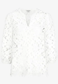 Bluser|Bluser Med Pufærmer-Cellbes of Sweden Blondebluse med et blomstermønster | Cellbes