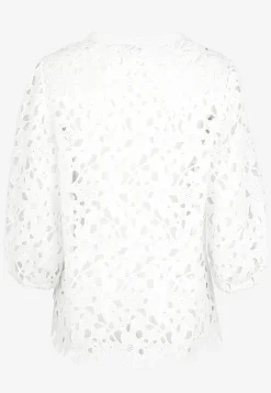 Bluser|Bluser Med Pufærmer-Cellbes of Sweden Blondebluse med et blomstermønster | Cellbes