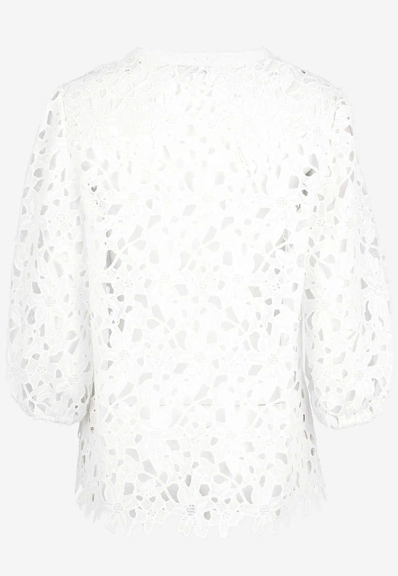 Bluser|Bluser Med Pufærmer-Cellbes of Sweden Blondebluse med et blomstermønster | Cellbes