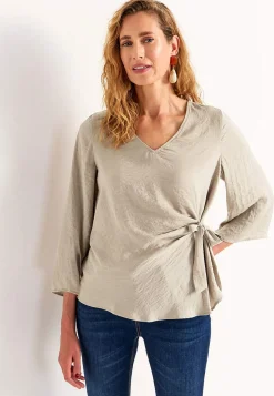 Bluser-Cellbes of Sweden Bluse med bindebånd Beige