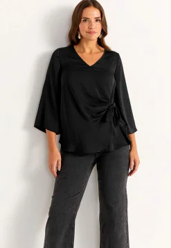 Bluser-Cellbes of Sweden Bluse med bindebånd Sort