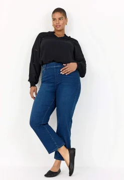 Bluser-Wasabiconcept Bluse med broderi Sort
