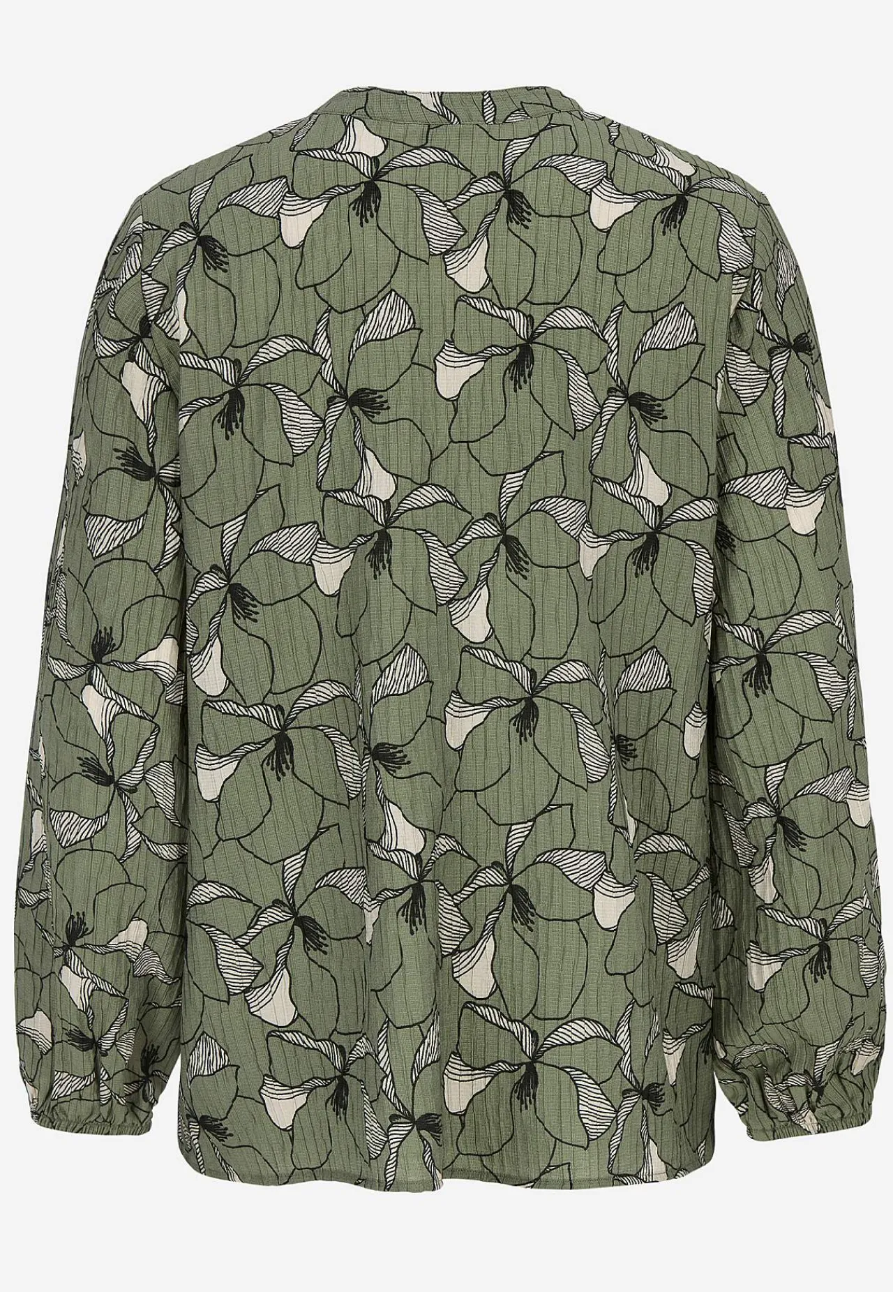 Mønstrede|Bluser-Cellbes of Sweden Bluse med et blomstermønster og struktur Grøn/mønstret