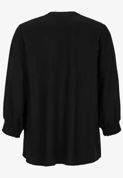 Toppe|Bluser-Cellbes of Sweden Bluse med syede lægge Sort