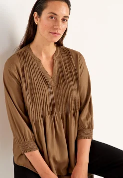Toppe|Bluser-Cellbes of Sweden Bluse med syede lægge | Cellbes
