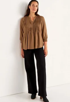 Toppe|Bluser-Cellbes of Sweden Bluse med syede lægge | Cellbes
