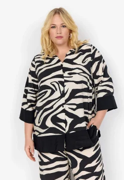 Bluser|Matchende Sæt-Wasabiconcept Bluse med zebramønster | Cellbes