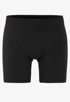 Underbukser- Boksershorts med længere ben 6-pack Sort + Marine + Kakigrøn