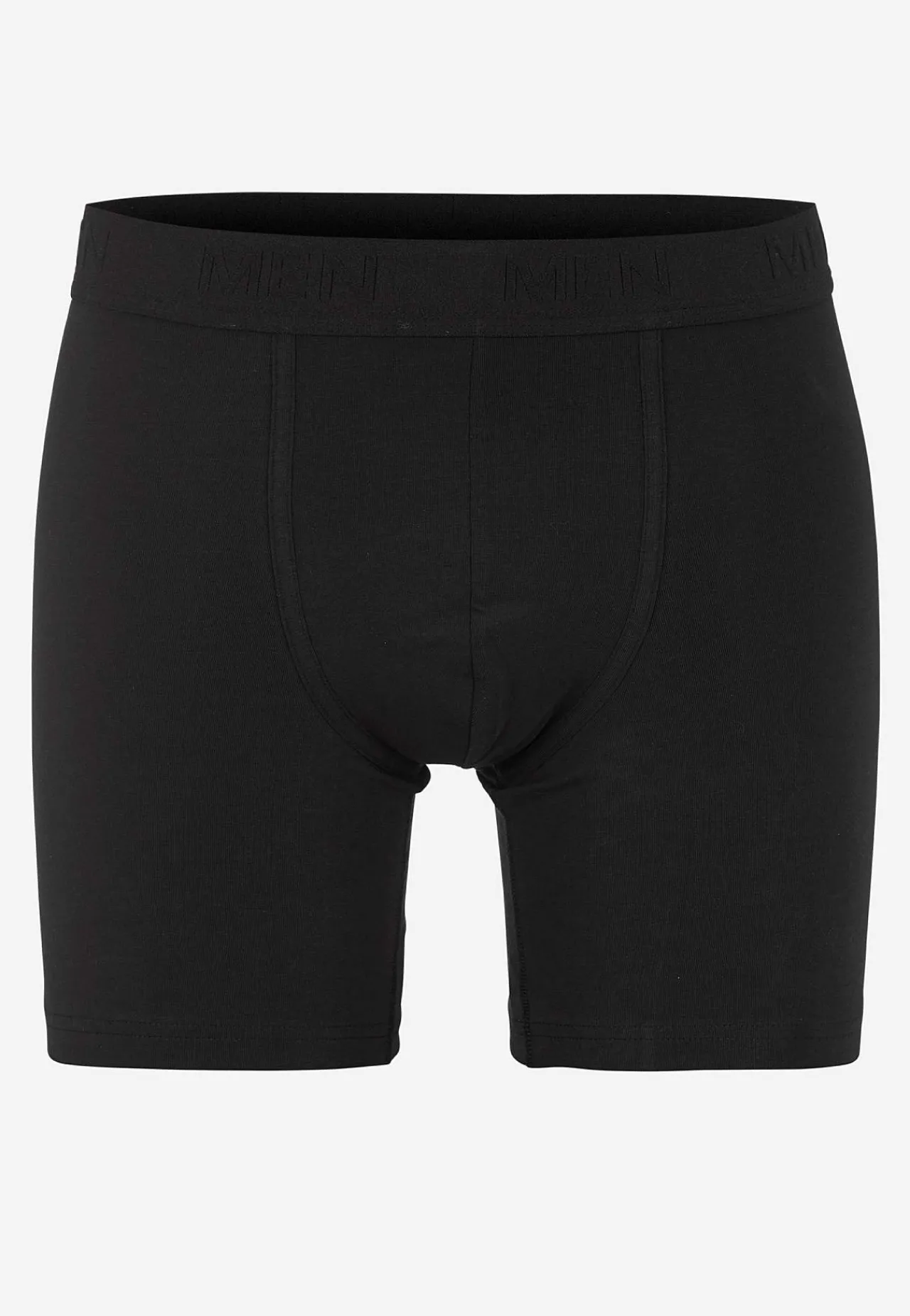 Underbukser- Boksershorts med længere ben 6-pack Sort + Marine + Kakigrøn
