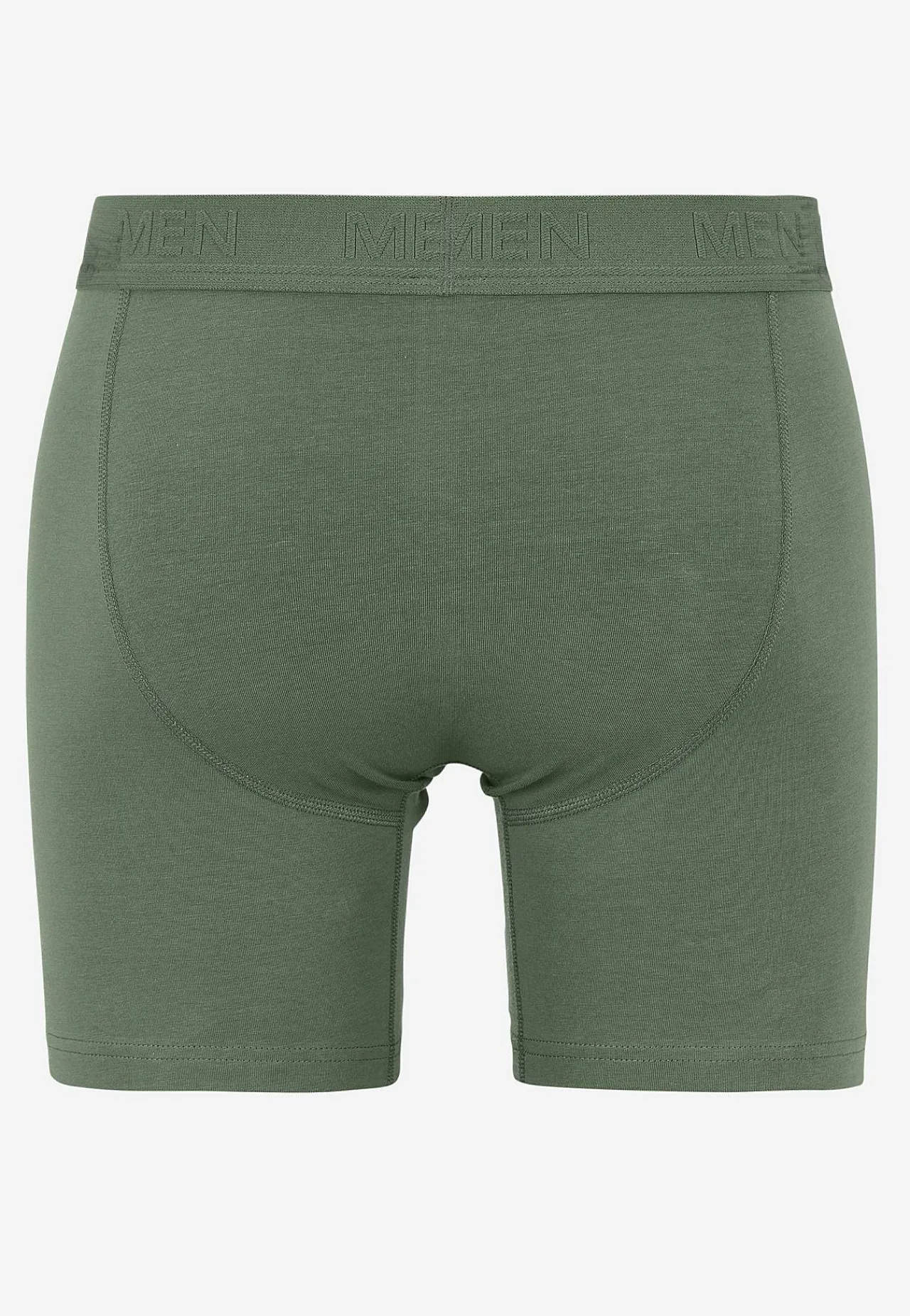 Underbukser- Boksershorts med længere ben 6-pack Sort + Marine + Kakigrøn