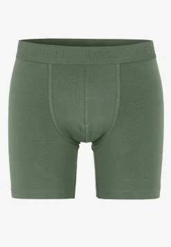 Underbukser- Boksershorts med længere ben 2-pack Kakigrøn