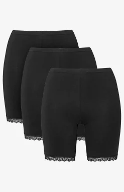Undertøj|Flerpak Undertøj-Cellbes of Sweden Bomuldstrusse med længere ben 3-pack Sort
