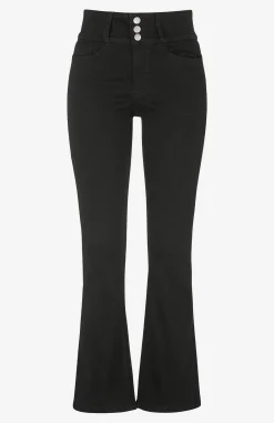 Høj Talje|Flere Længder- Bootcut jeans med høj talje Jennifer Sort / Denim