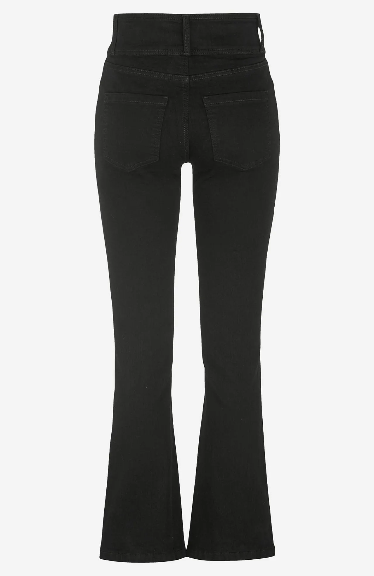 Høj Talje|Flere Længder- Bootcut jeans med høj talje Jennifer Sort / Denim
