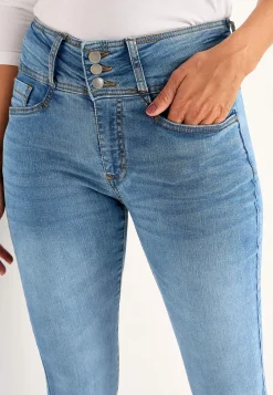 Høj Talje|Flere Længder-Cellbes of Sweden Bootcut jeans med høj talje Jennifer Lyseblå / Denim