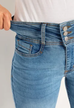 Høj Talje|Flere Længder-Cellbes of Sweden Bootcut jeans med høj talje Jennifer Lyseblå / Denim