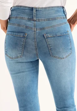 Høj Talje|Flere Længder-Cellbes of Sweden Bootcut jeans med høj talje Jennifer Lyseblå / Denim