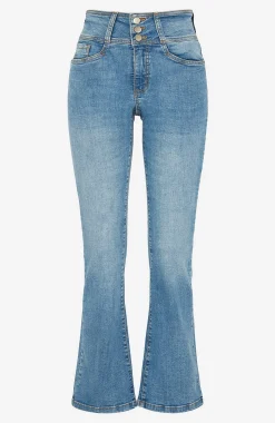 Høj Talje|Flere Længder-Cellbes of Sweden Bootcut jeans med høj talje Jennifer Lyseblå / Denim