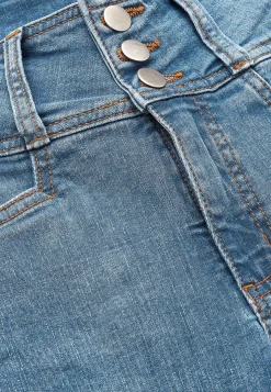 Høj Talje|Flere Længder-Cellbes of Sweden Bootcut jeans med høj talje Jennifer Lyseblå / Denim