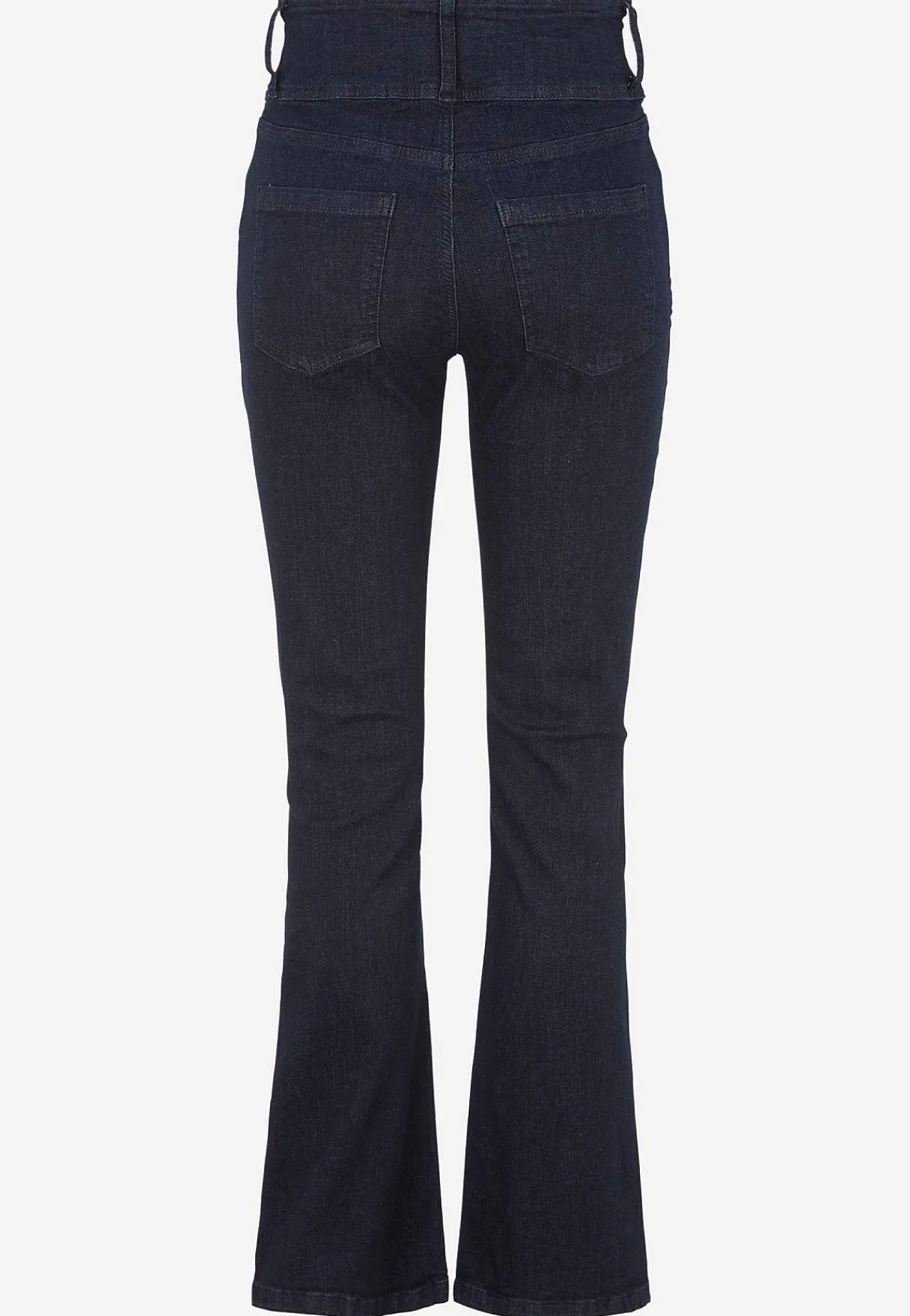 Høj Talje|Flere Længder- Bootcut jeans med høj talje Jennifer Mørk denim / Ikke vasket