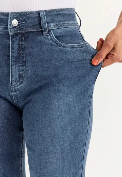 Flere Længder|Bootcut-Cellbes of Sweden Bootcut jeans med superstræk Sara Mellemblå Denim