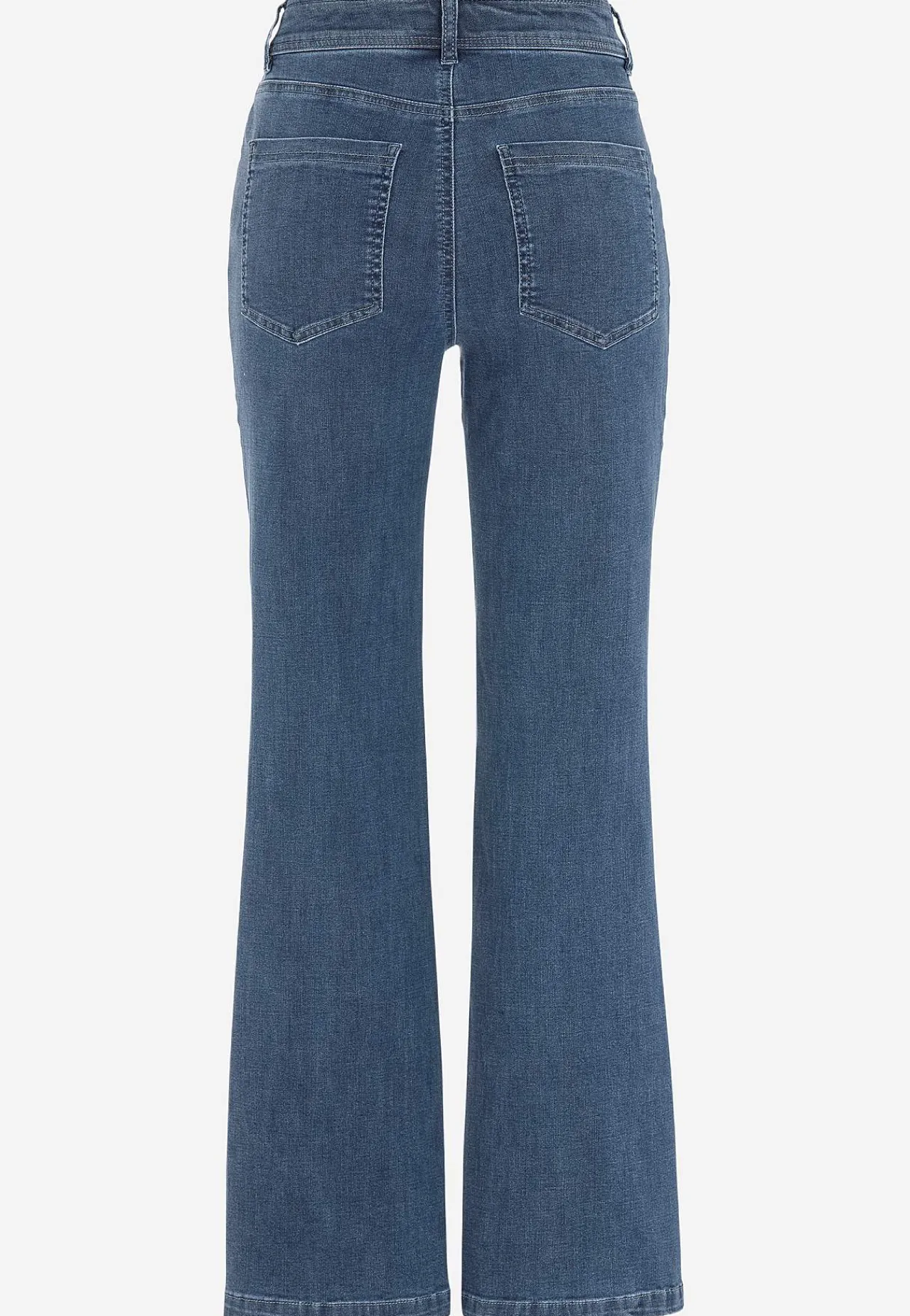 Flere Længder|Bootcut-Cellbes of Sweden Bootcut jeans med superstræk Sara Mellemblå Denim