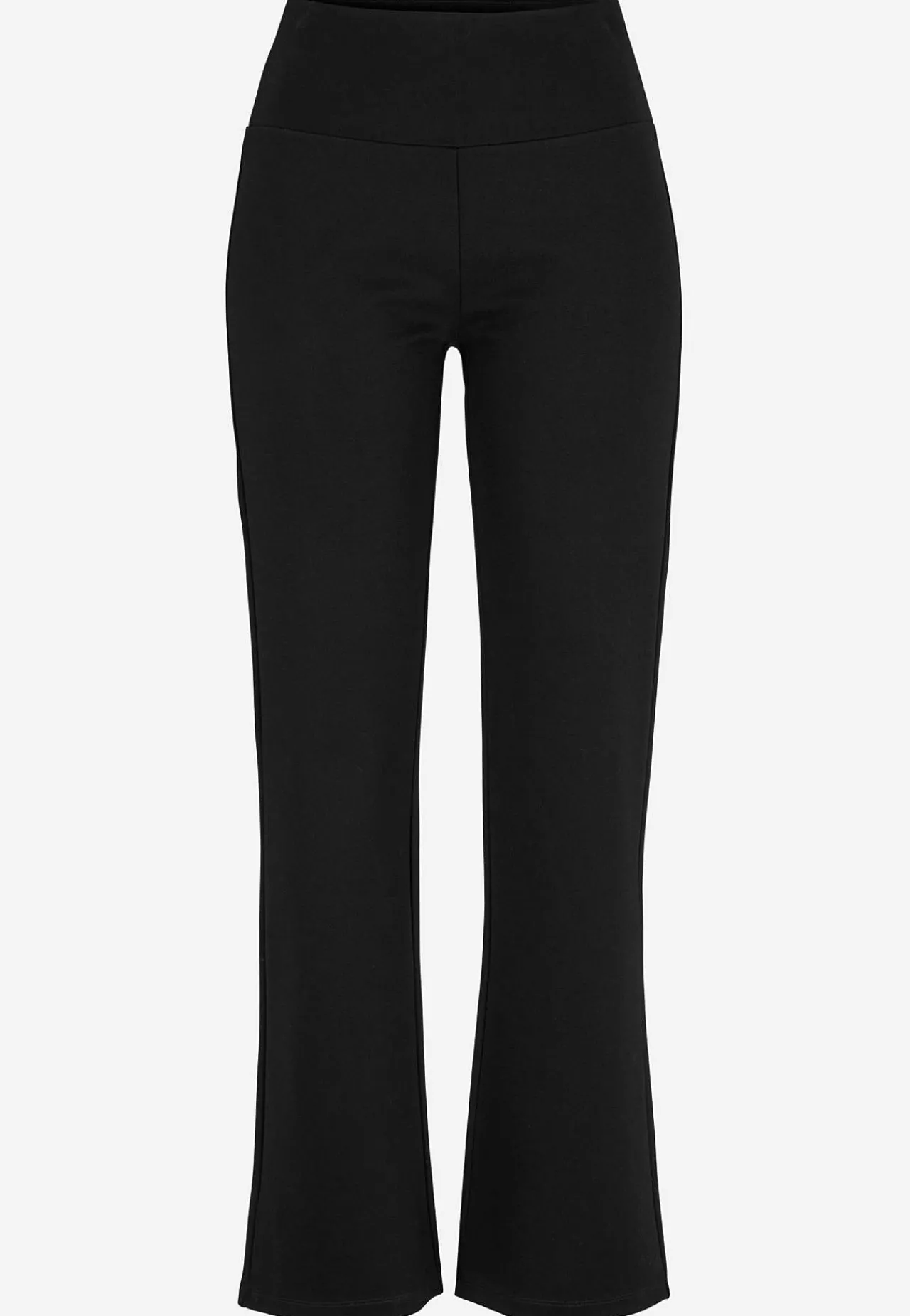 Vide Bukser|Trikobukser-Cellbes of Sweden Bootcut-bukser Premium i Punto di Roma jersey Mona Sort