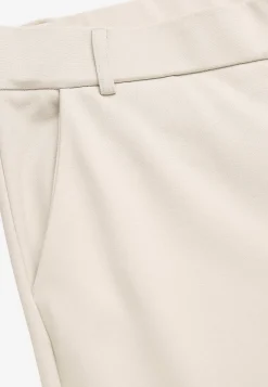 Vide Bukser|Festbukser-Cellbes of Sweden Brede bukser i Punto di Roma jersey med lommer Lisa Beige