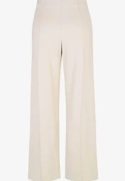 Lige Bukser|Trikobukser-Cellbes of Sweden Brede bukser i Punto di Roma jersey Lisa Beige