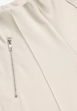 Lige Bukser|Trikobukser-Cellbes of Sweden Brede bukser i Punto di Roma jersey Lisa Beige