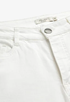 Høj Talje|Straight Fit-Cellbes of Sweden Brede jeans med høj talje Renata Hvid denim