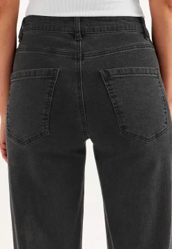 Høj Talje|Straight Fit-Cellbes of Sweden Brede jeans med høj talje Renata Grå / Denim