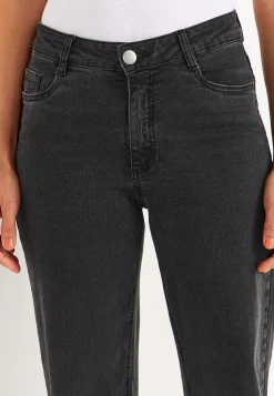 Høj Talje|Straight Fit-Cellbes of Sweden Brede jeans med høj talje Renata Grå / Denim