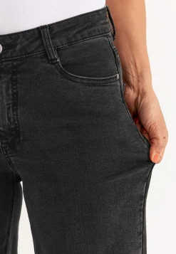 Høj Talje|Straight Fit-Cellbes of Sweden Brede jeans med høj talje Renata Grå / Denim