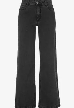Høj Talje|Straight Fit-Cellbes of Sweden Brede jeans med høj talje Renata Grå / Denim